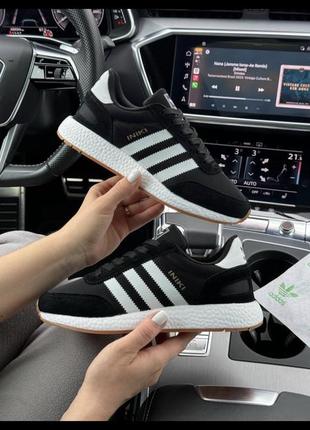 Жіночі кросівки adidas originals iniki w black white