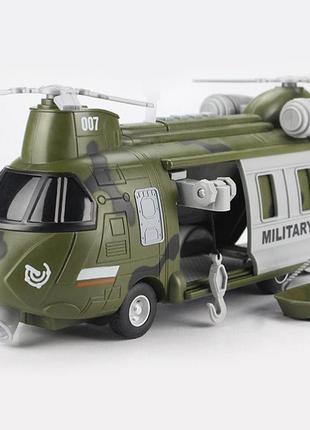 Іграшковий військовий вертоліт зі звуком wenyi