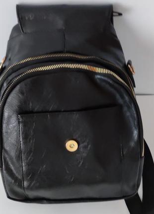 Рюкзак дівчина м'який штучний шкіра модний новий фасон міський рюкзак стильний3 фото