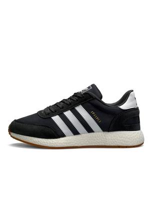 Жіночі кросівки adidas originals iniki w gray black (адідас)