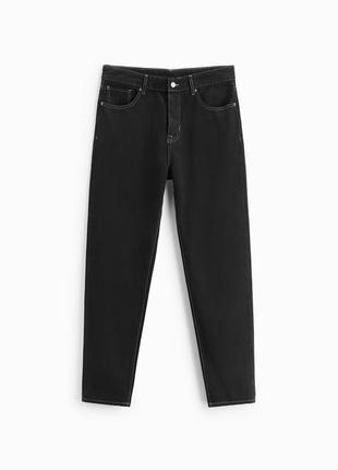 Джинсы мужские зауженные zara 90s slim черные 4060/300/529