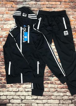 Чоловічий спортивний костюм adidas синій (розмір 3xl)3 фото