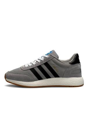 Жіночі кросівки adidas originals iniki w gray black (адідас)