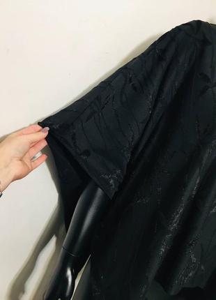 Чёрная оверсайз блуза готика винтаж studio borgelt xl арт. #27243 фото