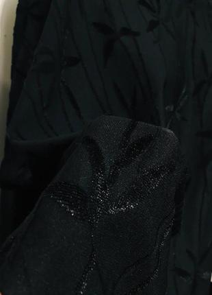 Чёрная оверсайз блуза готика винтаж studio borgelt xl арт. #27246 фото