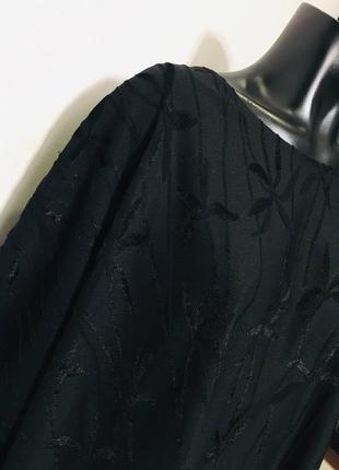 Чёрная оверсайз блуза готика винтаж studio borgelt xl арт. #27248 фото