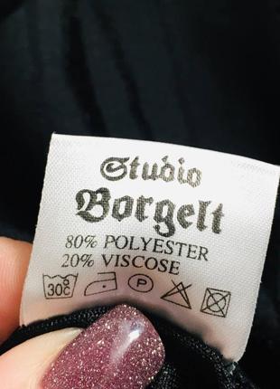Чёрная оверсайз блуза готика винтаж studio borgelt xl арт. #27247 фото