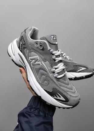 Мужские кроссовки new balance 725 dark gray reflective2 фото