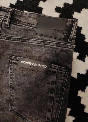 Джинси чоловічі чорні сірі завужені slim skinny еластичні повсякденні, розмір м, w31-32-33. нові5 фото