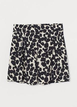 Шорти з високою посадкою і тваринним принтом h&m xs арт. #2729