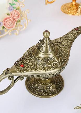 Большая коллекционная винтажная лампа аладина, подарок с подтекстом1 фото