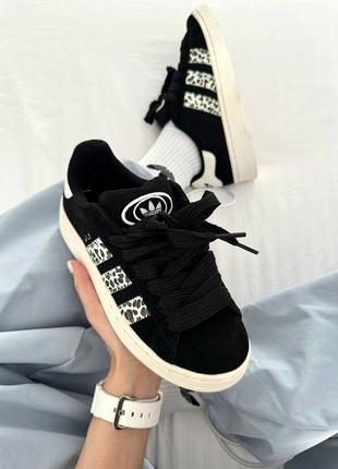 Adidas campus  “black / leopard”