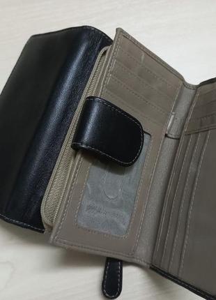 Кошелёк портмане кожаный женский rfid real leather5 фото