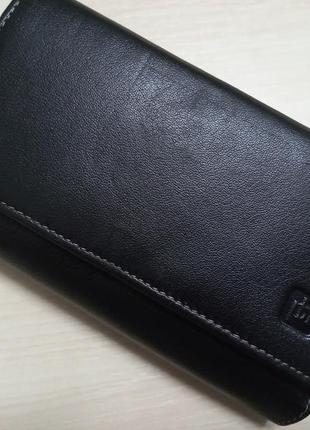 Кошелёк портмане кожаный женский rfid real leather3 фото