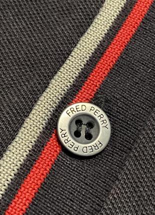 Кардиган мужской кофта на пуговицах оригинал от fred perry4 фото