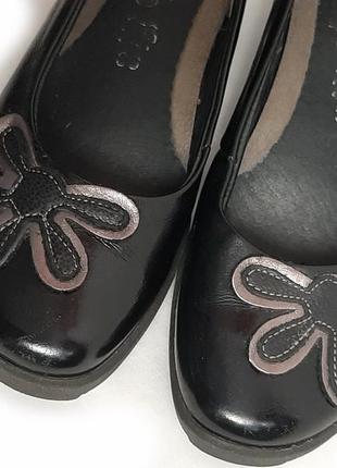 Туфли  чорные балетки лодочки р 36