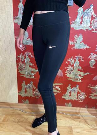 Женские лосины леггинсы для спорта nike dri-fit p.xs2 фото