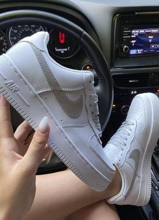 White reflective air force 1 2025