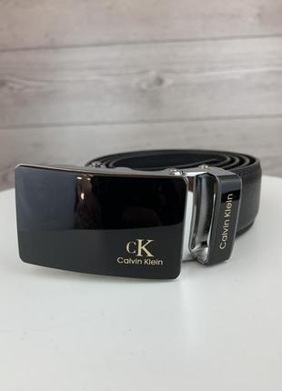 ✅ремень calvin klein автомат кожзам 3❤️