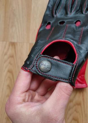 Автоперчатки кожаные водительские перчатки для вождения l racing team ps4 фото