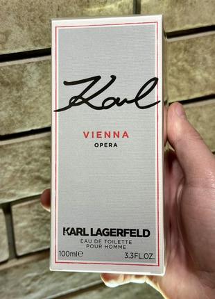 Karl lagerfeld vienna opera edt, 100ml, нова, аромат для чоловіків і жінок, оригінал