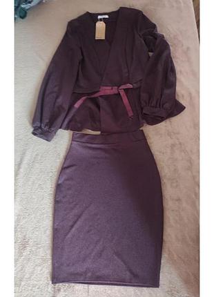 Костюм с кардиганом