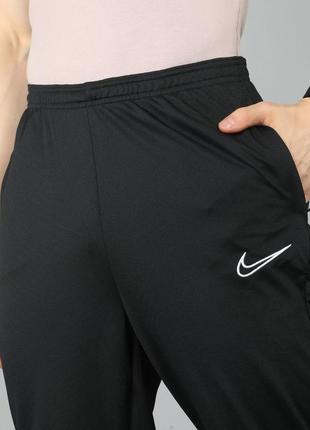 Мужские лёгкие спортивные штаны nike dri fit найк драй фит оригинал чёрные3 фото