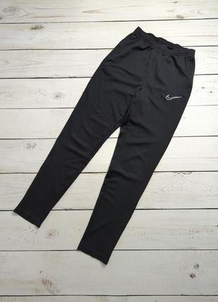 Мужские лёгкие спортивные штаны nike dri fit найк драй фит оригинал чёрные1 фото