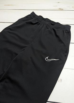 Мужские лёгкие спортивные штаны nike dri fit найк драй фит оригинал чёрные4 фото