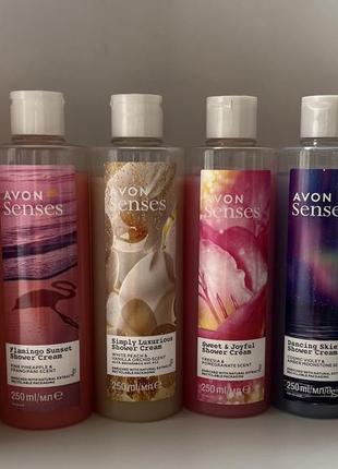 Крем-гель для душа avon senses, 250мл.1 фото