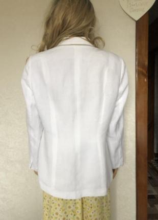 Піджак жакет блейзер льняний laura ashley р.167 фото