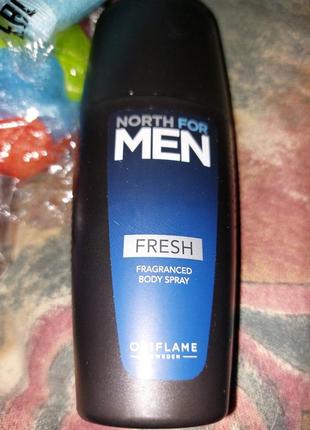 Парфюмированный спрей north for men fresh 04/24