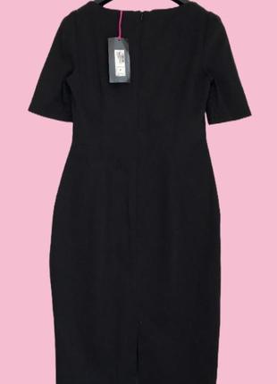 Новое ♥️♥️♥️ чёрное хлопковое платье карандаш marks spencer.2 фото