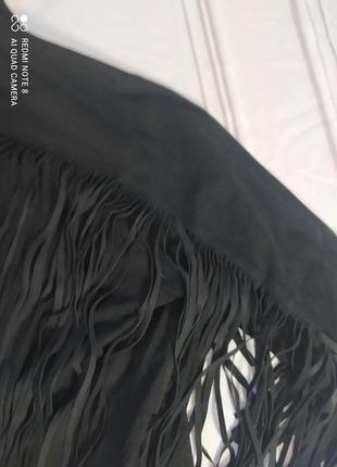 Шкіряна куртка з бахромою  в стилі isabel marant iro3 фото