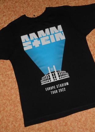 Футболка rammstein/europe stadium tour 2022/рок мерч