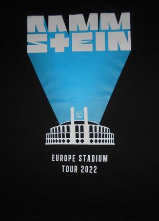 Футболка rammstein/europe stadium tour 2022/рок мерч3 фото