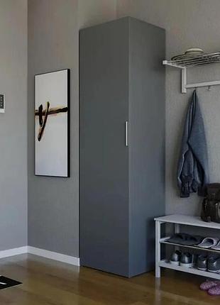 Шкаф со штангой и полками, шкаф для одежды в комнату fst-12