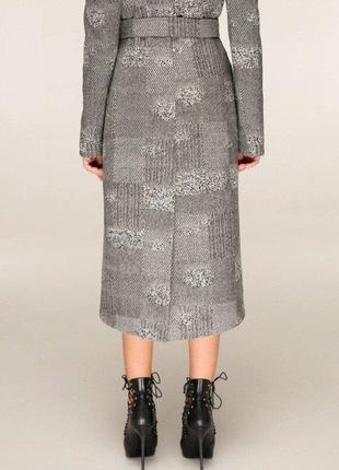 Пальто женское демисезонное миди, тон 100 серый п, р. 44-54, украина5 фото