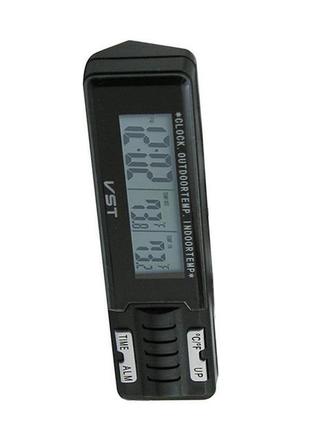 Часы-термометр vst-7065 наружные и внутренний датчик