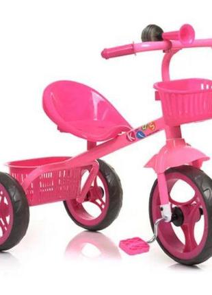 Велосипед трехколесный "profi kids" (розовый)