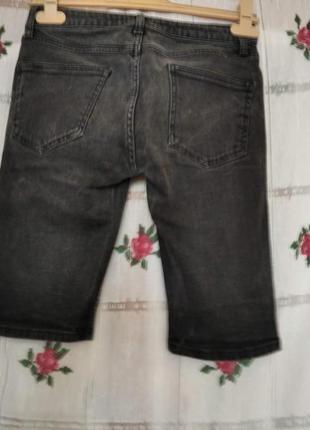 Шорти чорного кольору джинср.30"topman",турція.