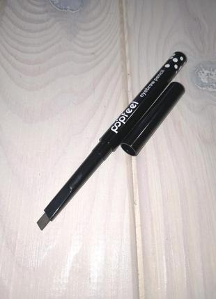 №05 light black олівець для брів восковий вологостійкий карандаш для бровей popfeel probeauty3 фото