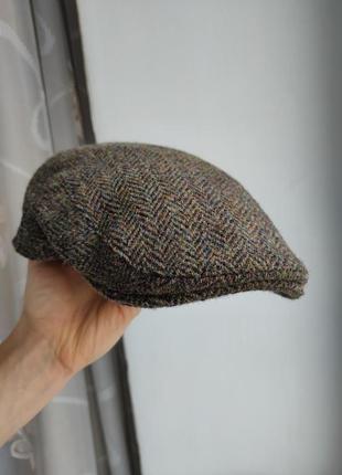 Кепка жиганка harris tweed 57-58 хулиганка восьмиклинка кашкет картуз stetson barbour kangol