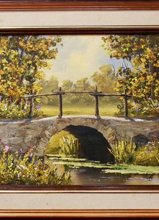 Старый мостик, масло/полотно