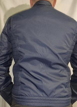 Стильная фирменная новая сток байкерская куртка blauer ausa.л4 фото