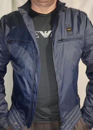 Стильная фирменная новая сток байкерская куртка blauer ausa.л5 фото