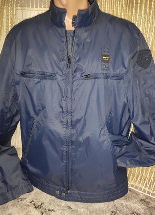 Стильная фирменная новая сток байкерская куртка blauer ausa.л3 фото