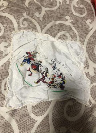 Носовой платок винтажный. югославия