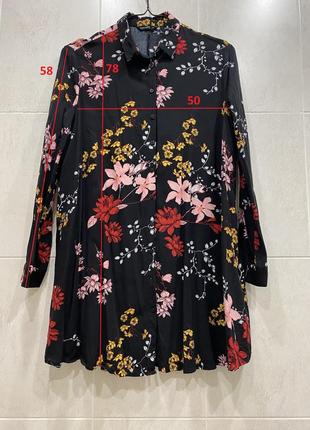 Платье-рубашка с цветами, calliope3 фото