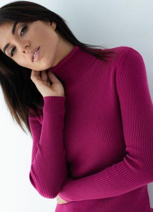 Новый гольф водолазка в рубчик